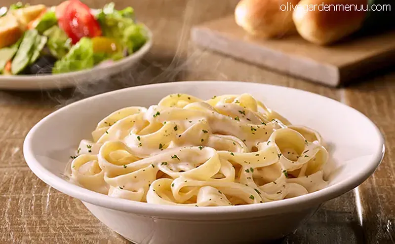 Olive Garden Menu 21 Fettuccine Alfredo (V):