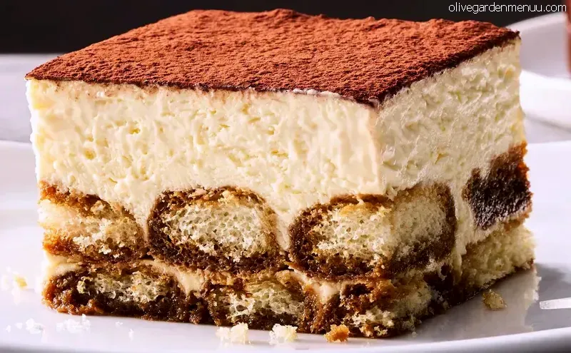 Olive Garden Menu 54 Tiramisu (V)